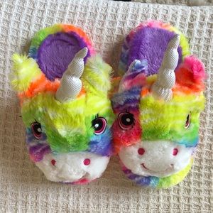 Rainbow Unicorn Slippers